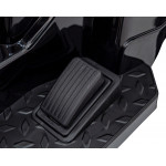 Elektrický traktor/bager - červený